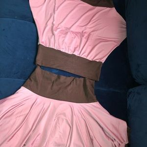 Pink and brown set